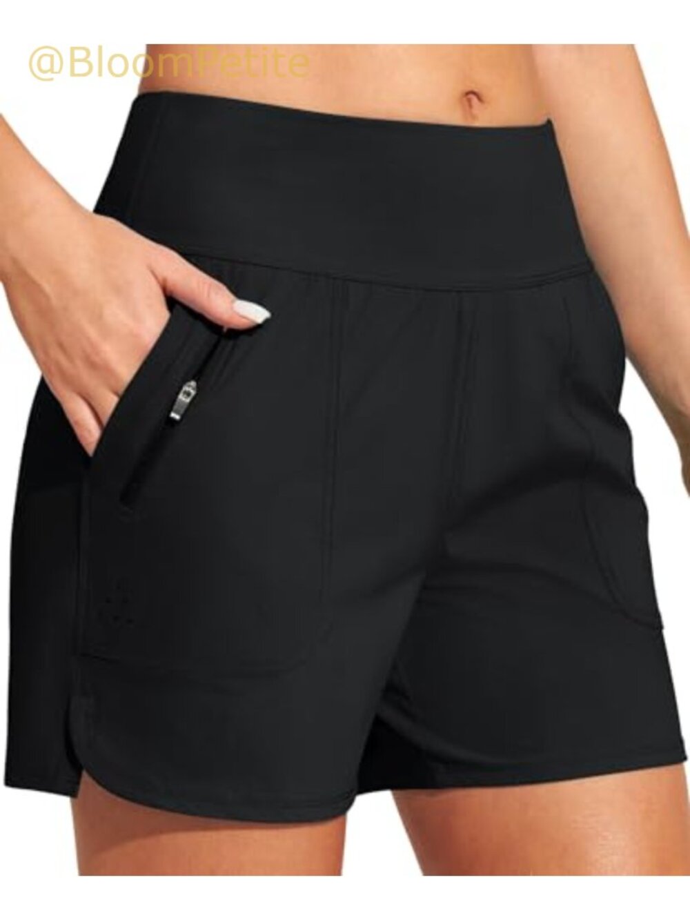Heathyoga Board Shorts with Liner High Waisted Quick Dry UPF 50+ Stretch Swim